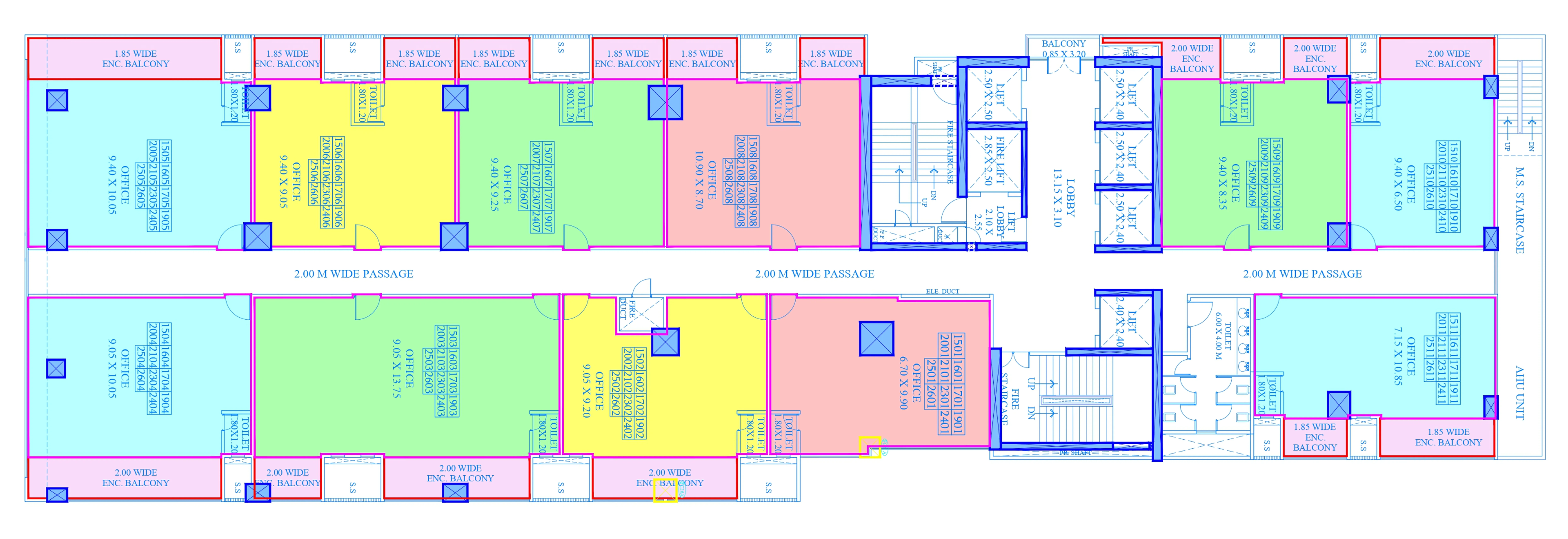 Typical Floor Plate Layout